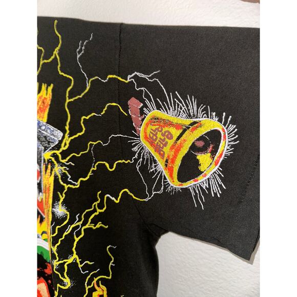 ACDC All Over Print Vintage Reprint Single Stitch T-shirt Giant - Picture 4 of 7